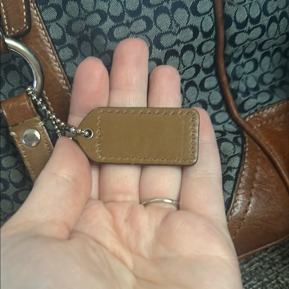 Coach Brown and Black Tote Bag - Picture 4 of 10